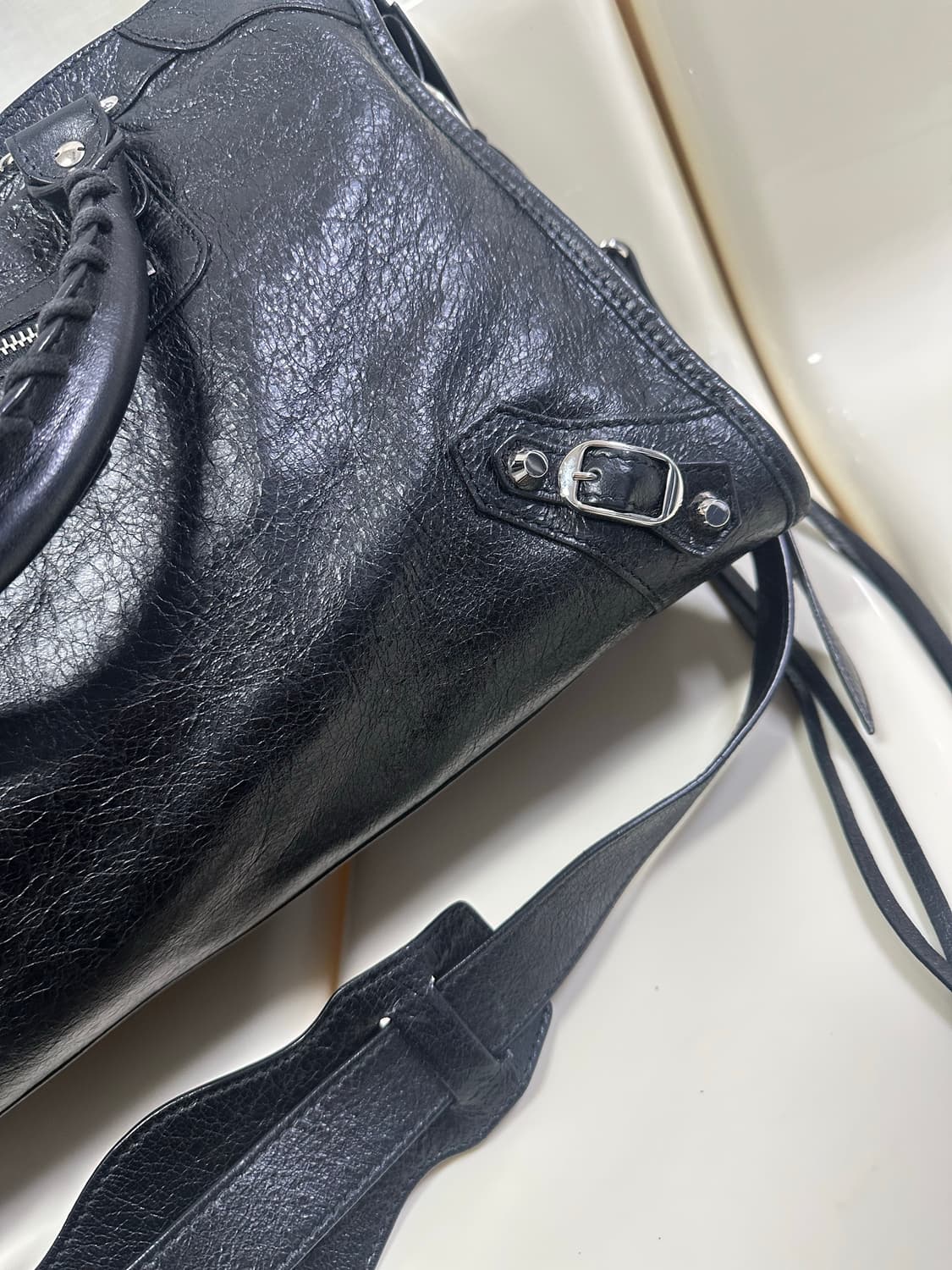 [SA 정품] 발렌시아가 시티 모터백 미디움 상품이미지4