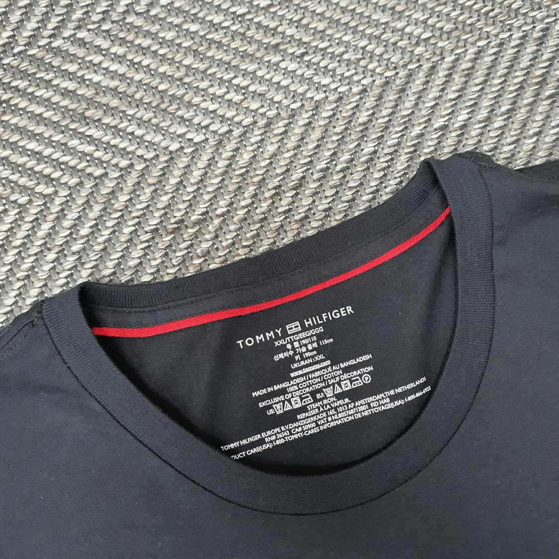 타미힐피거 긴소매 면티 남자115~120 상품이미지2