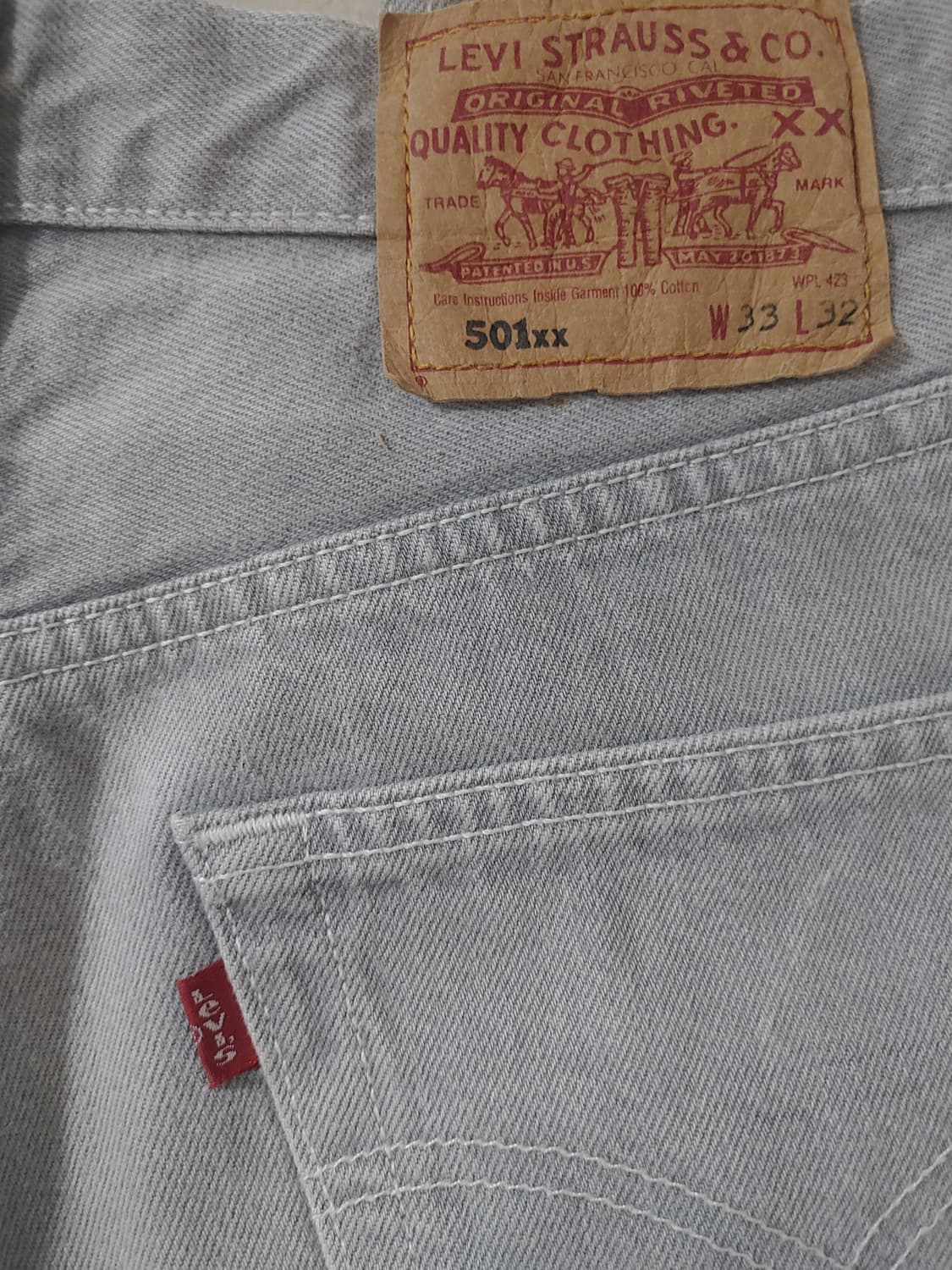 리바이스 501xx 그레이데님 상품이미지2