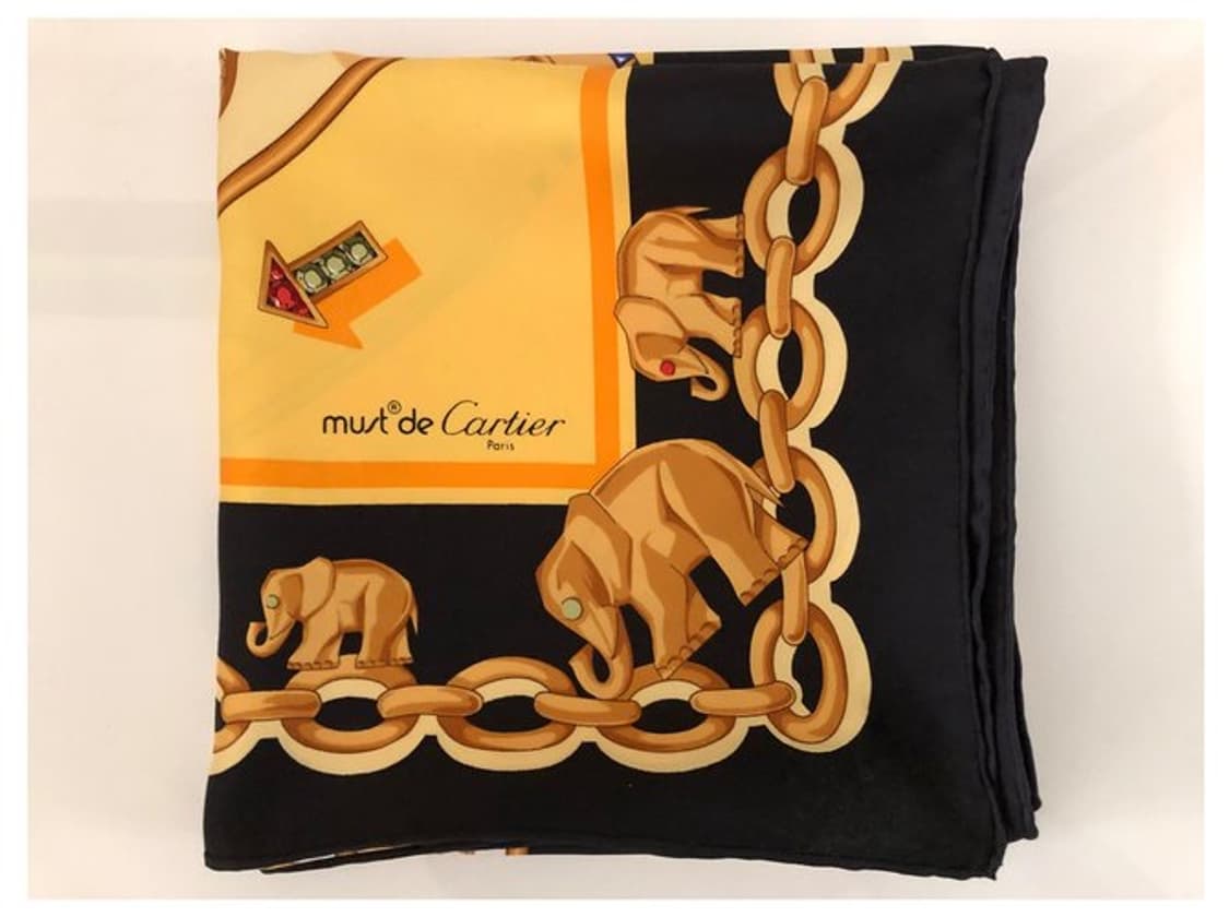 까르띠에 실크 스카프  상품이미지3