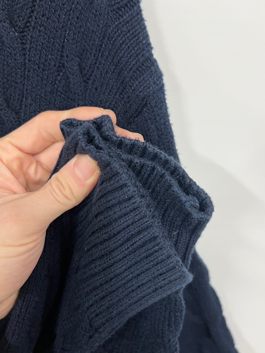 폴로 랄프로렌 네이비 케이블 꽈배기 니트 상품이미지5