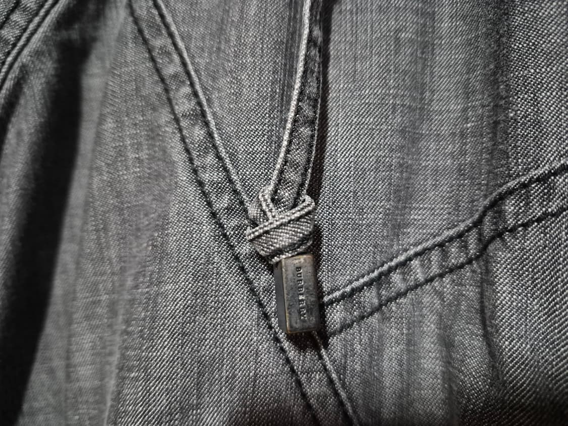 BURBERRY 버버리 데님 후드 하프집업 uk14(우리100) 상품이미지6