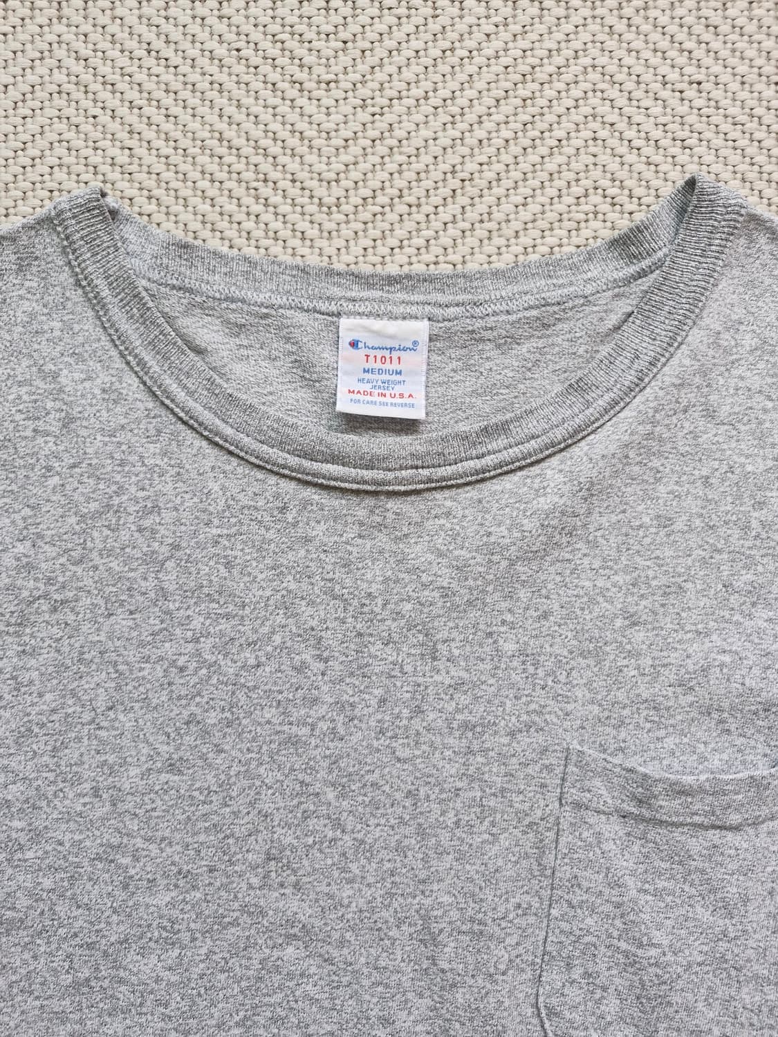 챔피온 made in USA 포켓티 M 상품이미지2