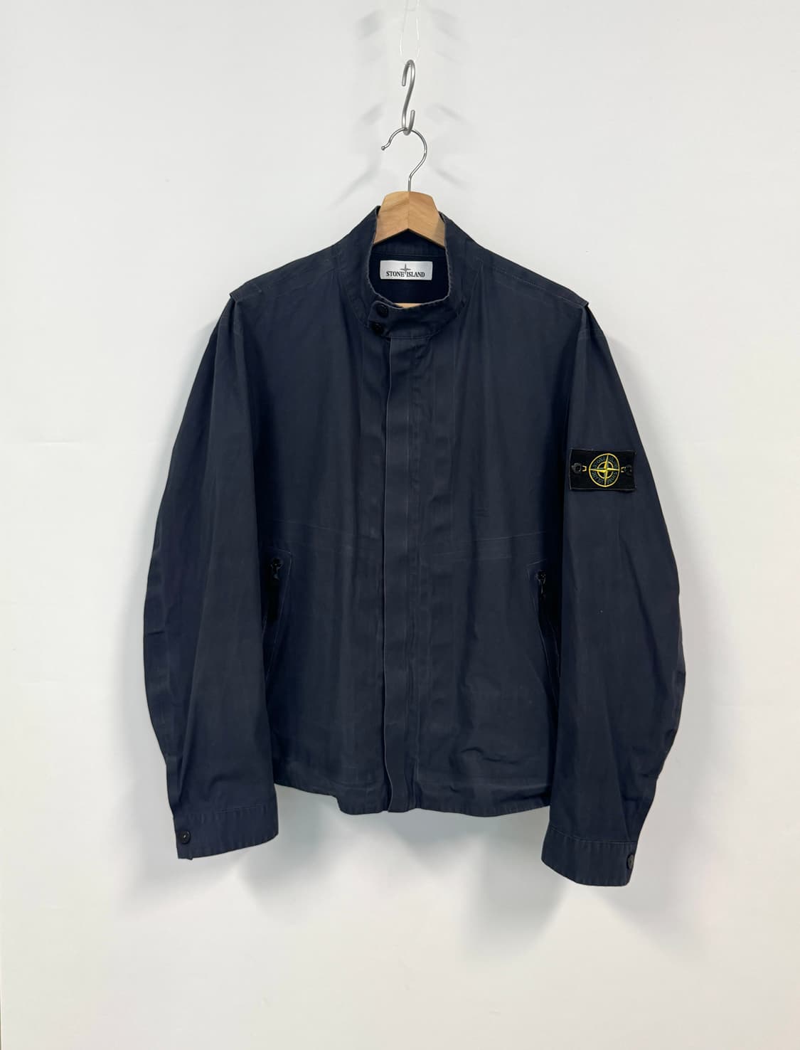 STONE ISLAND 스톤아일랜드 안티드롭 스탠드 칼라 트윌 자켓 XL 상품이미지1