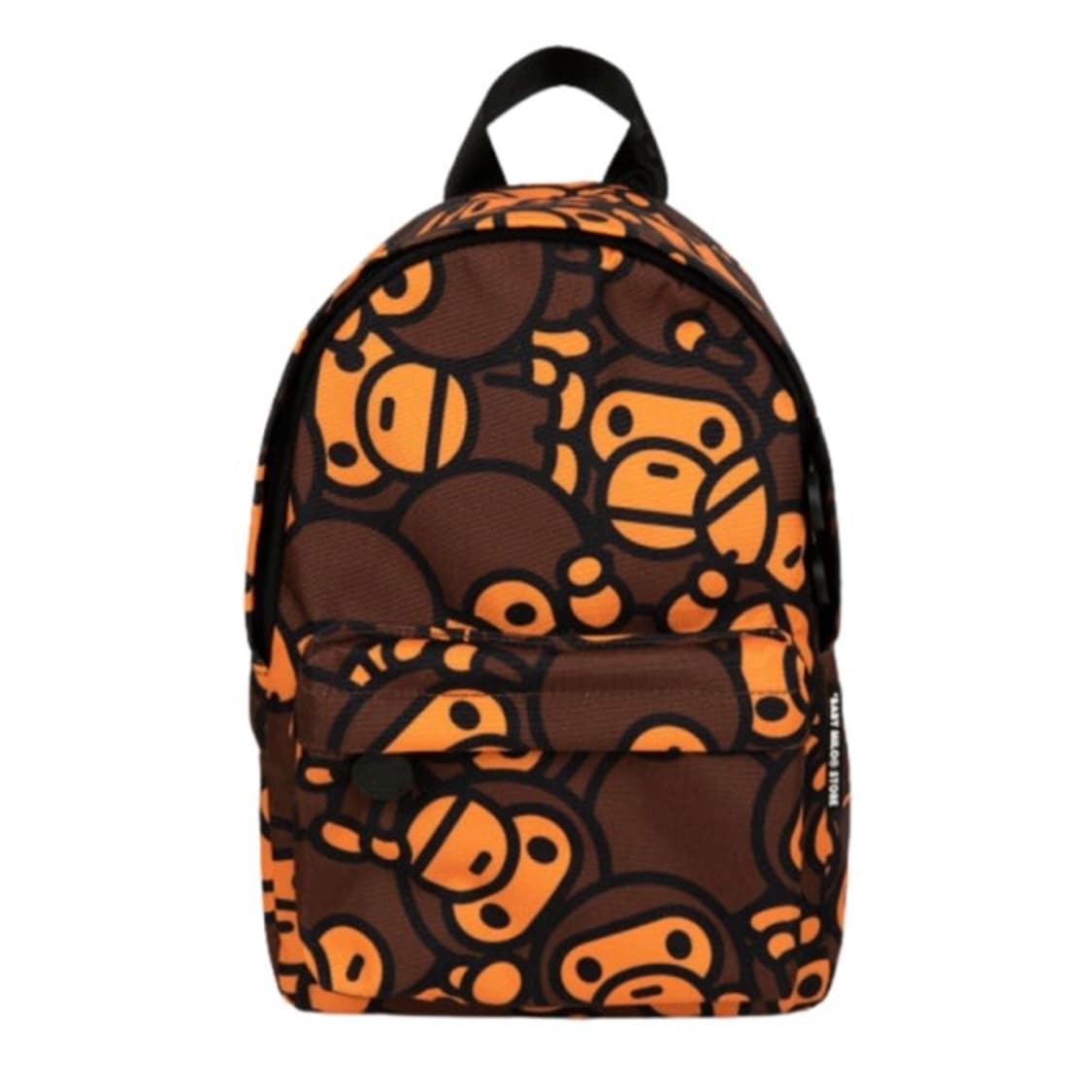 베이프 베이비 마일로 앤 프렌즈 카모 스몰 미니 백팩 브라운 상품이미지1