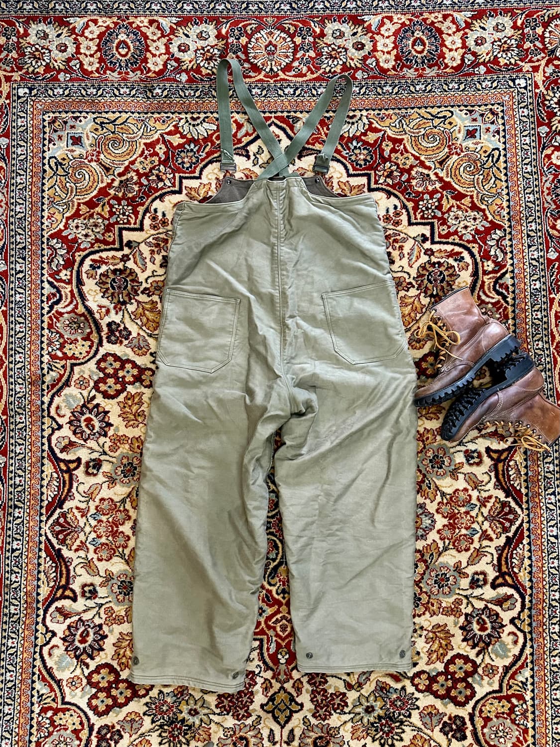 40s WWII USN N-1 덱 오버롤 - M 상품이미지5