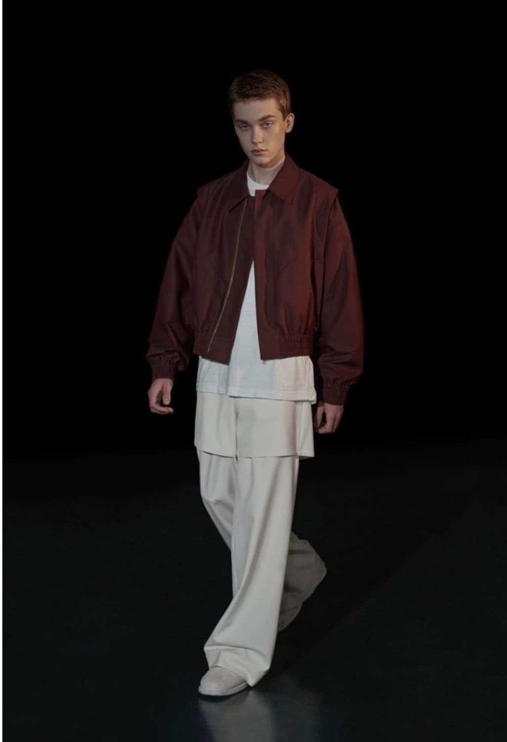 [L]베일가 레이어드 디테일 슬랙스 상품이미지2