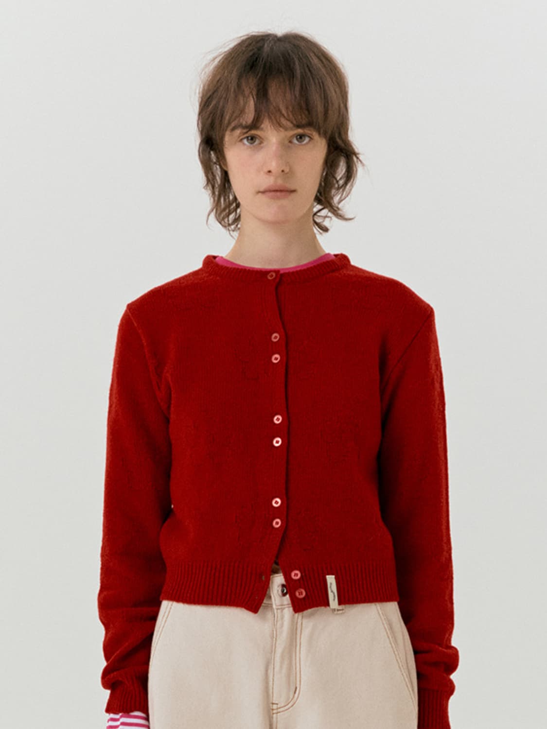 싱킹디퍼 자가드 가디건 상품이미지1