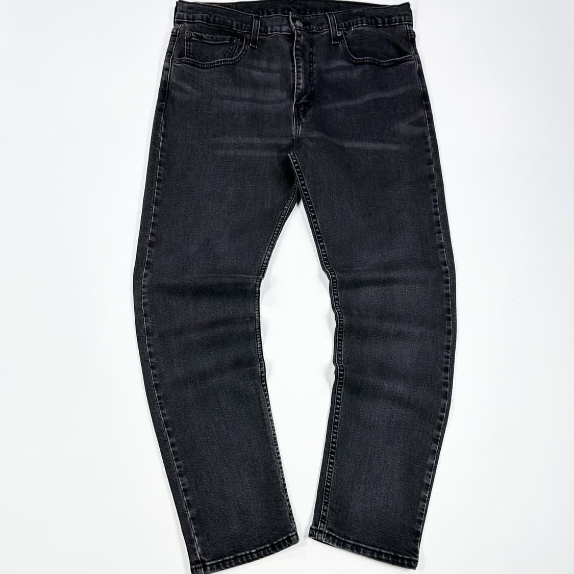 리바이스 502 오리지널 흑청 블랙진 데님 팬츠 (36인치) 상품이미지3
