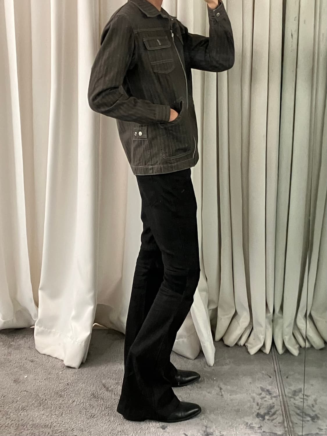 타케오 키쿠치 히코리 스트라이프 워크 자켓 3 상품이미지6