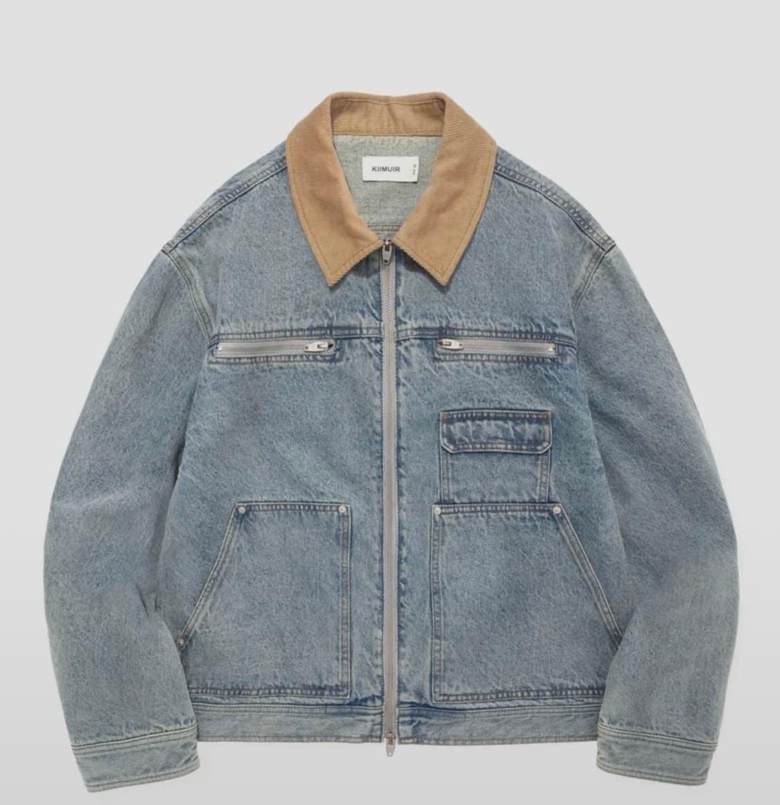 키뮤어 KIIMUIR 코듀로이 데님 자켓(L 새상품) 상품이미지1