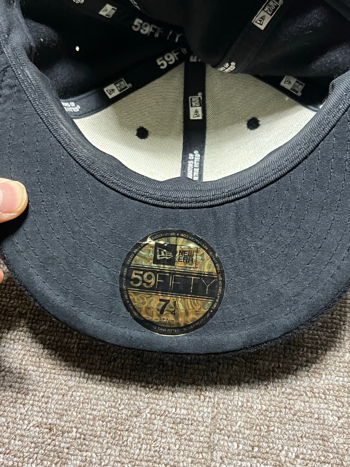 뉴에라 59FIFTY 플리스 볼캡 블랙 상품이미지7