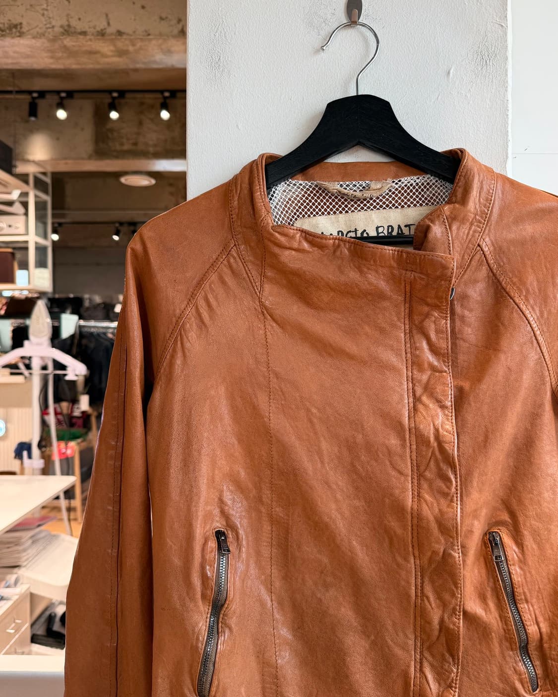 조르지오 브라토 브라운 쉽스킨 자켓  상품이미지4