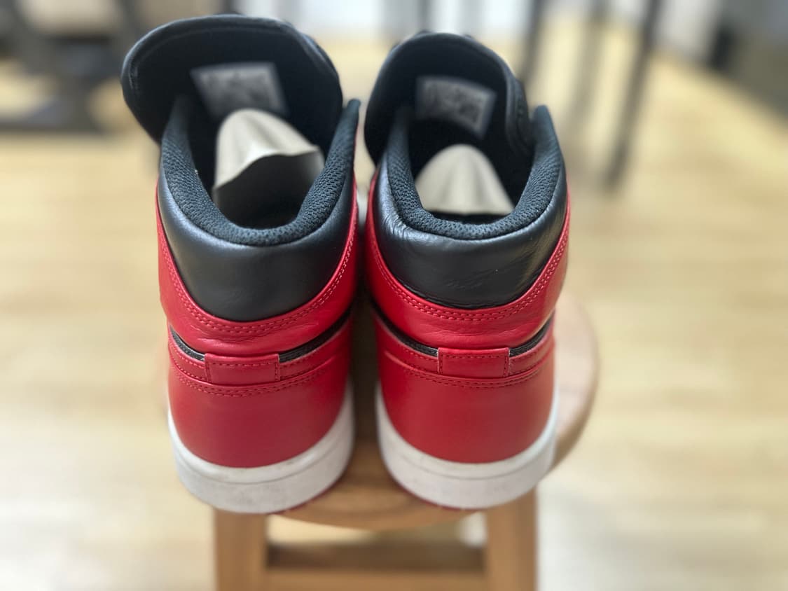 나이키 에어 조던 1 미드 브레드 265mm 상품이미지2