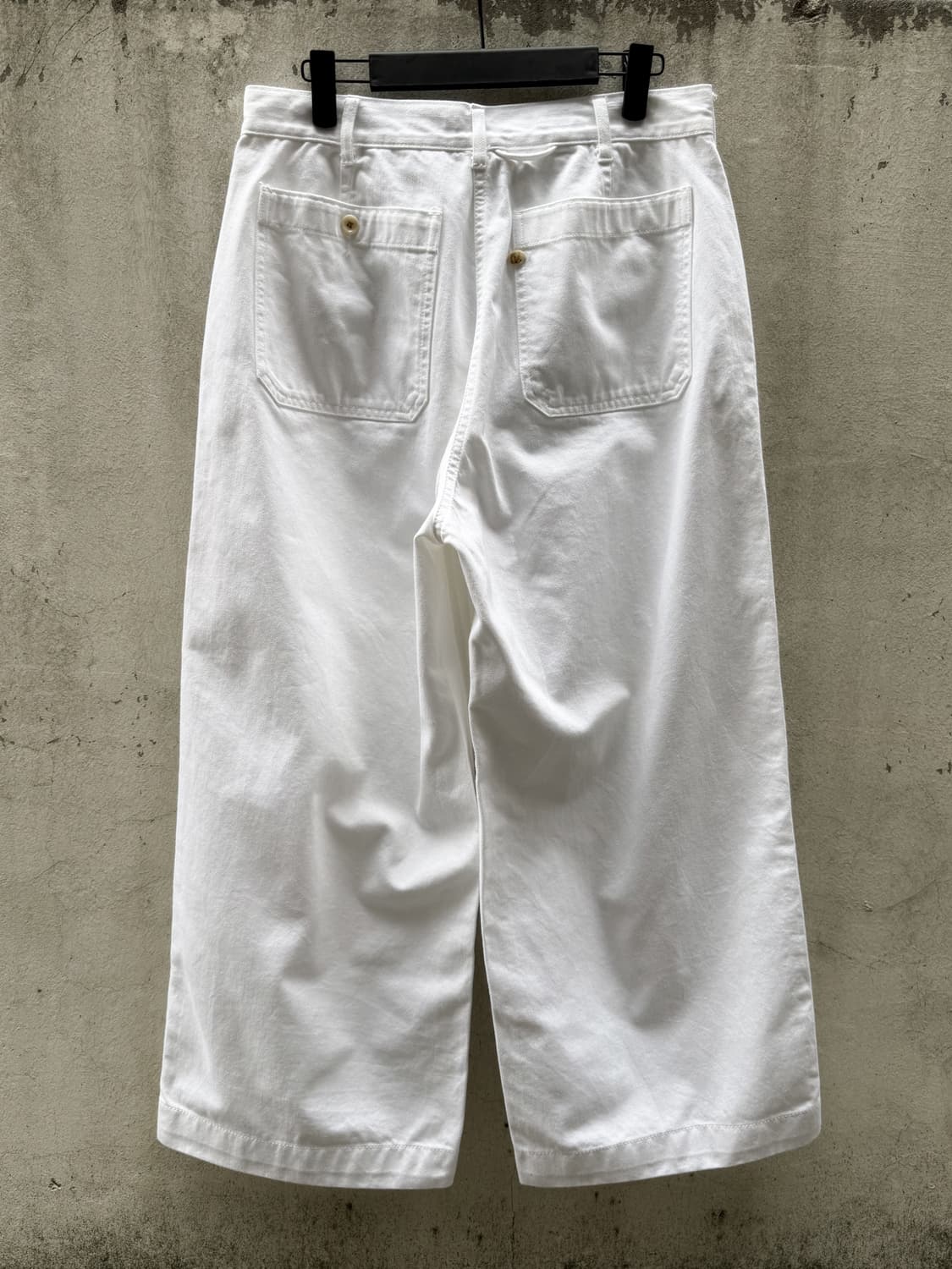 45RPM Japan White Denim Wide Pants 상품이미지3