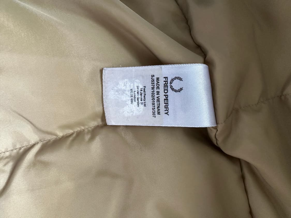 프레드페리 덕다운 패딩 상품이미지6