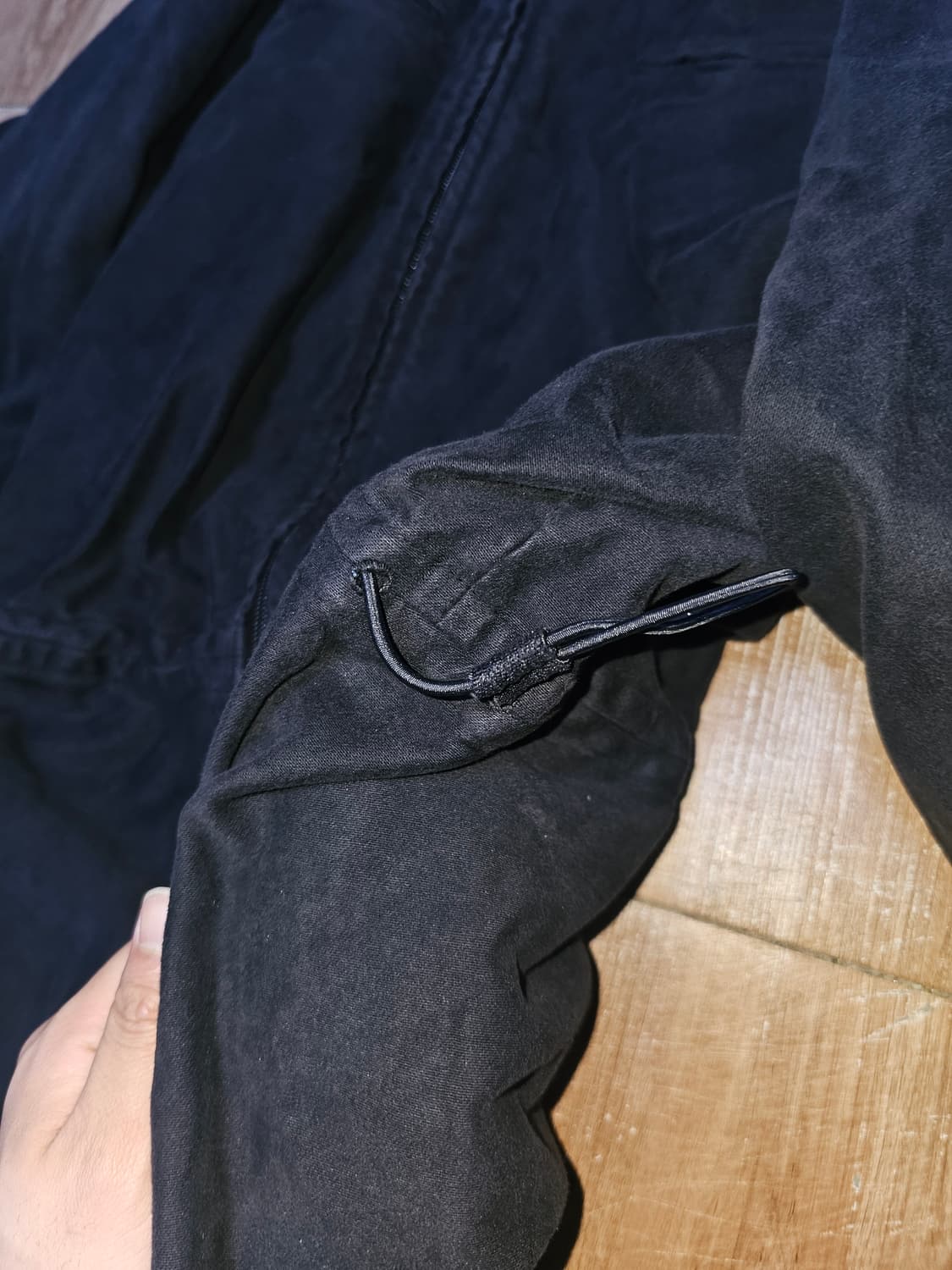 이지갭 사틴 오버롤 블랙 M 상품이미지6