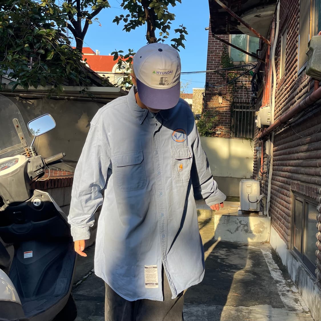 현대 중공업 투톤 캡 상품이미지2