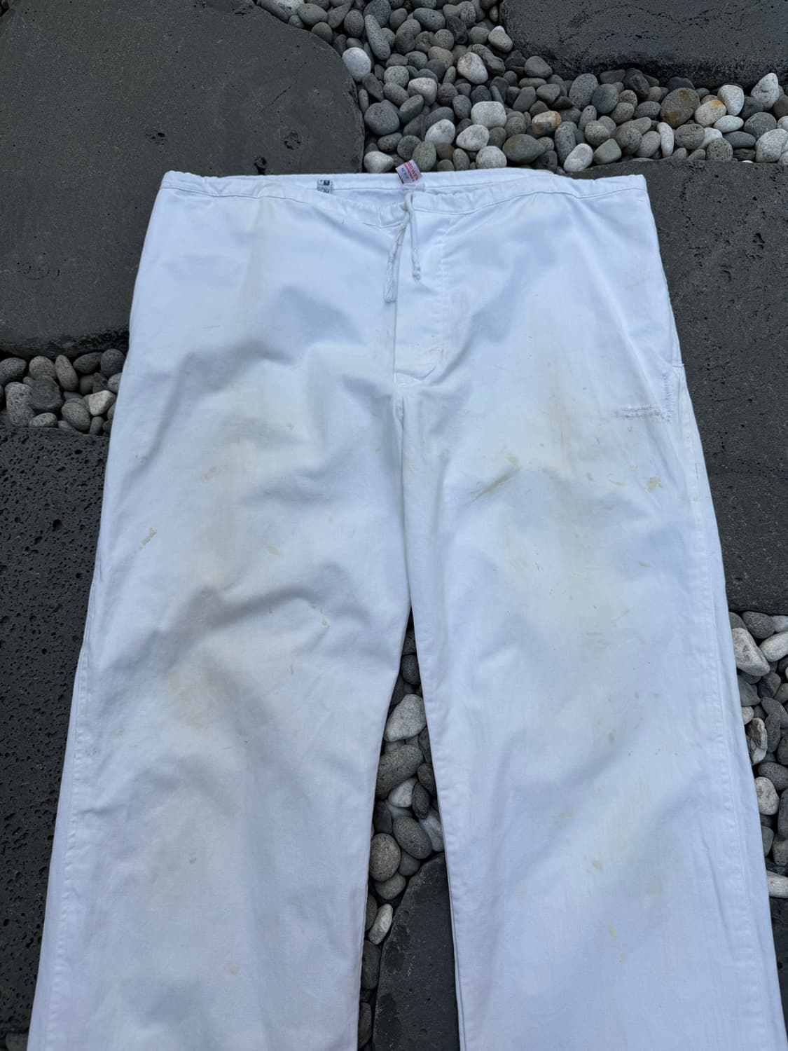 DISTRESSED 1970s AUSTRIAN WHITE 70s 워크팬츠 상품이미지3
