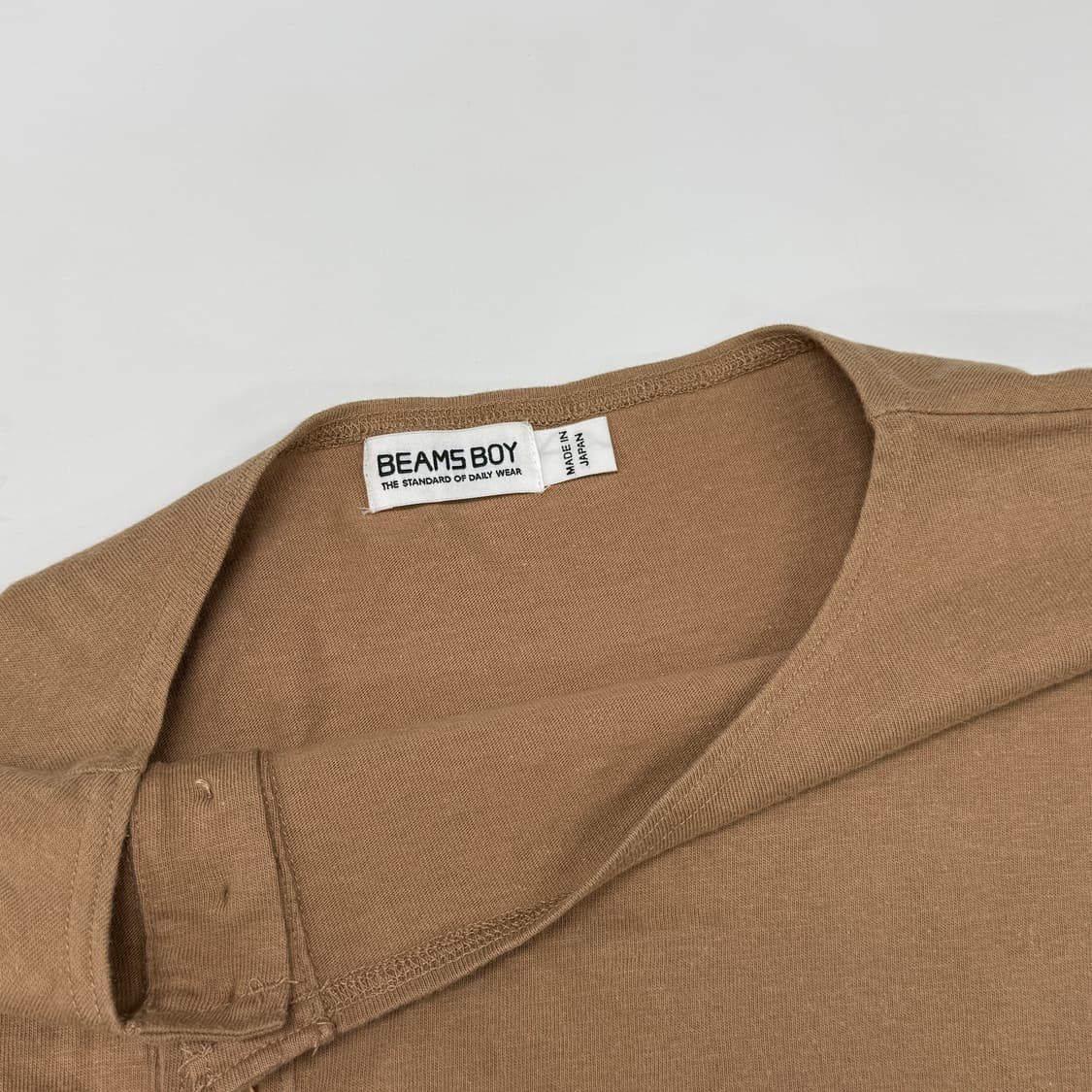 Beams Boy asymmetric button long sleeve 상품이미지6