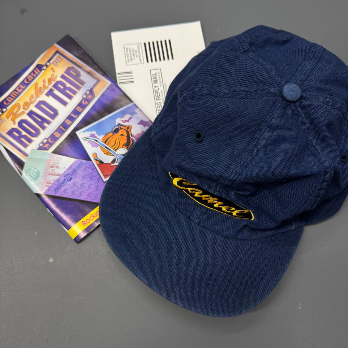 카멜 자수 로고 캡(데드스탁) 상품이미지2