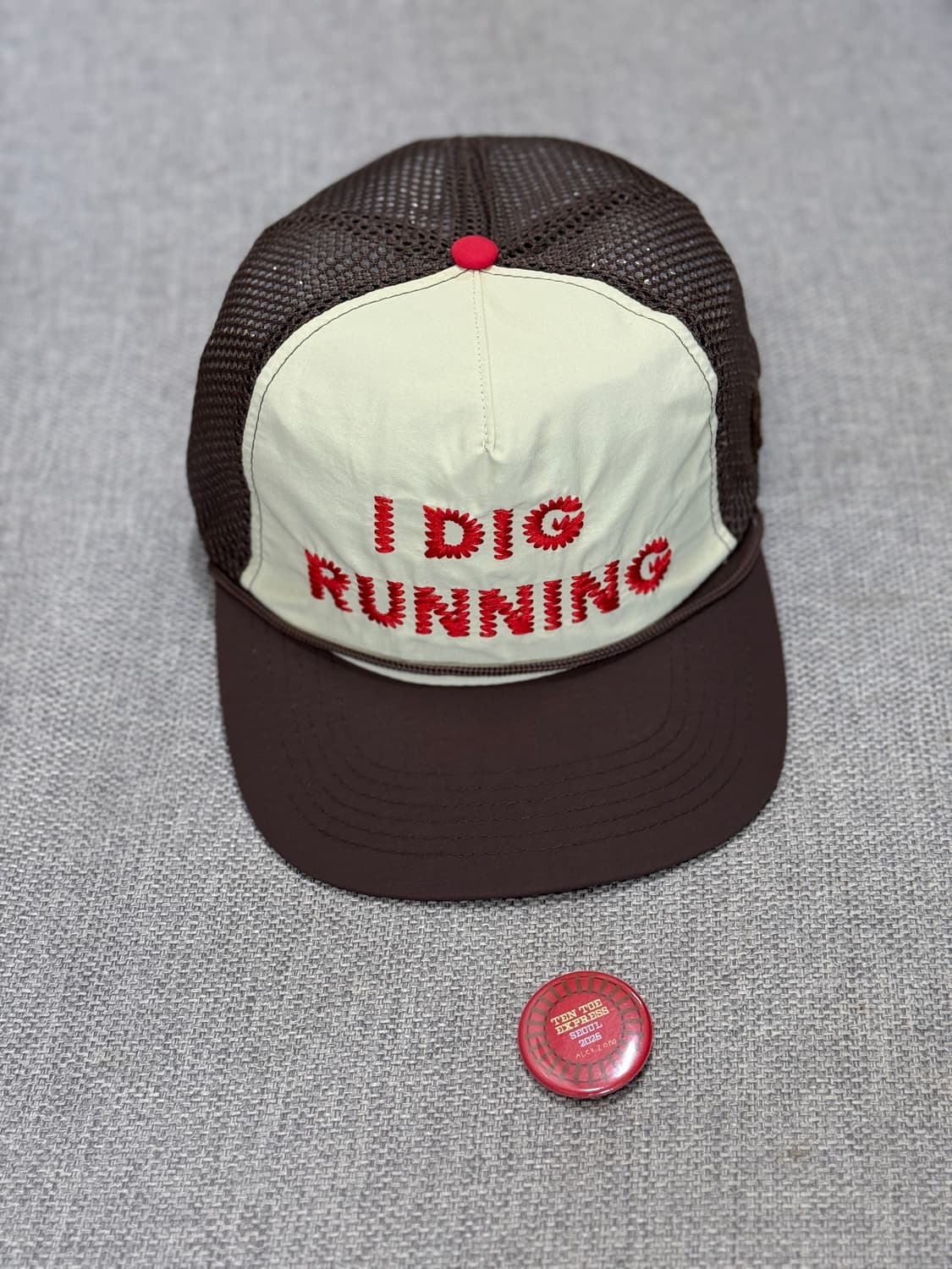 알렉스조노 i dig running 캡 (뱃지포함) 상품이미지2