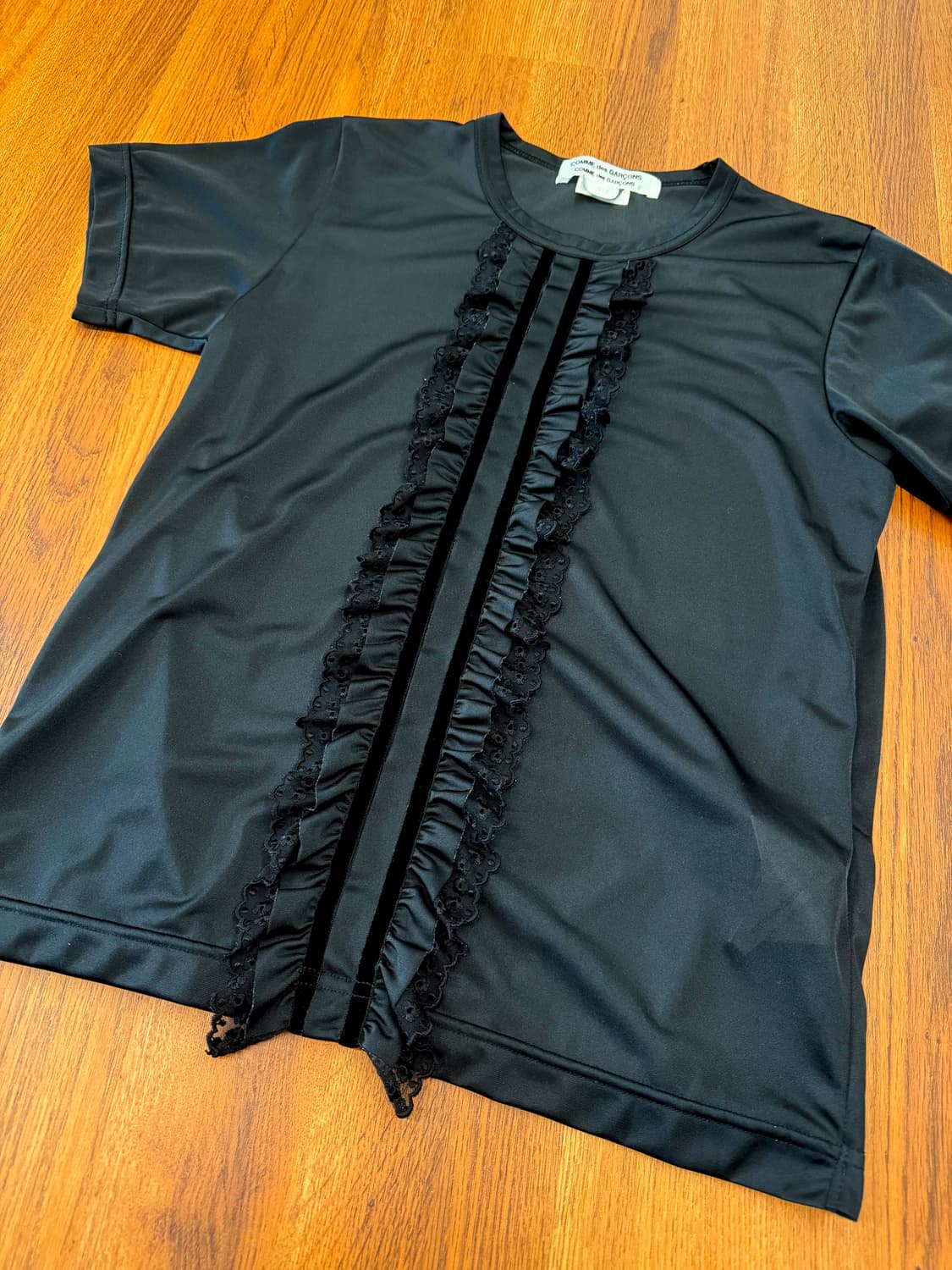 꼼데가르송 꼼데가르송 06SS 프릴 레이스 티셔츠 상품이미지3