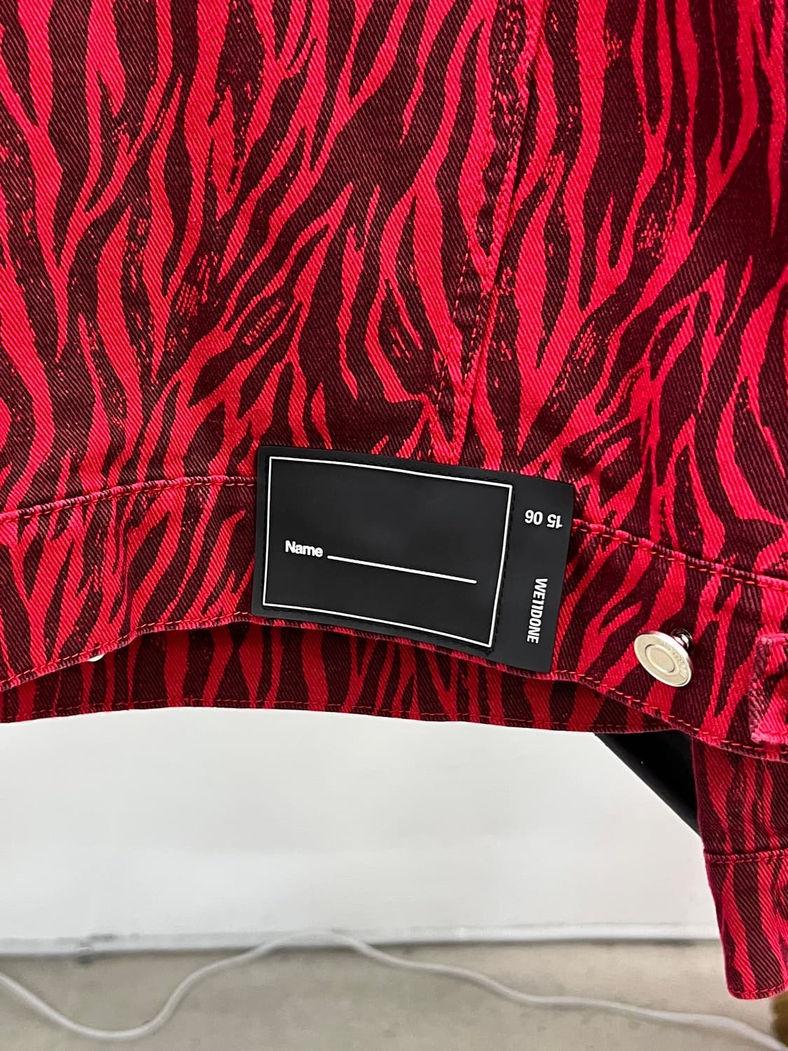 웰던 오버사이즈 지브라 트러커 자켓 상품이미지6