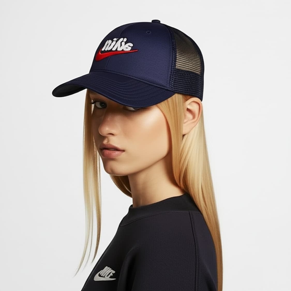NIKE 나이키 스우시 패치 클래식 네이비 볼캡 모자 상품이미지10