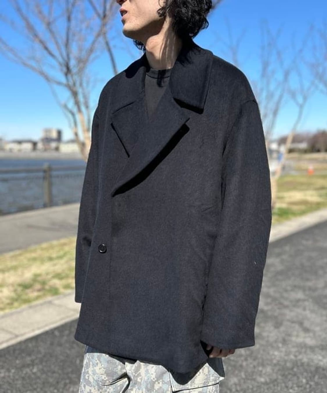 VAPORIZE Beaver Pea Coat 상품이미지5