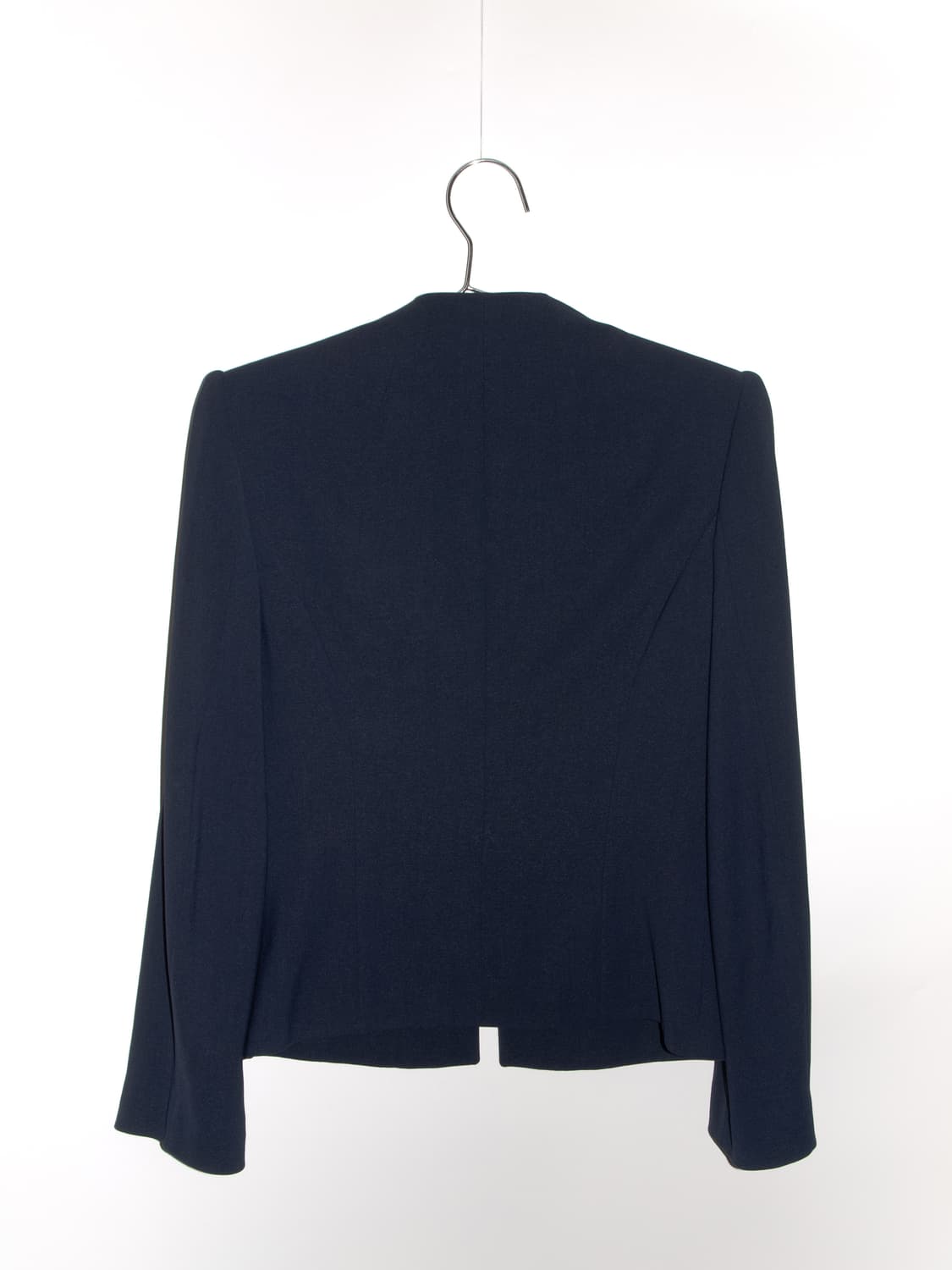 Wool Silk Collarless Jacket 상품이미지2