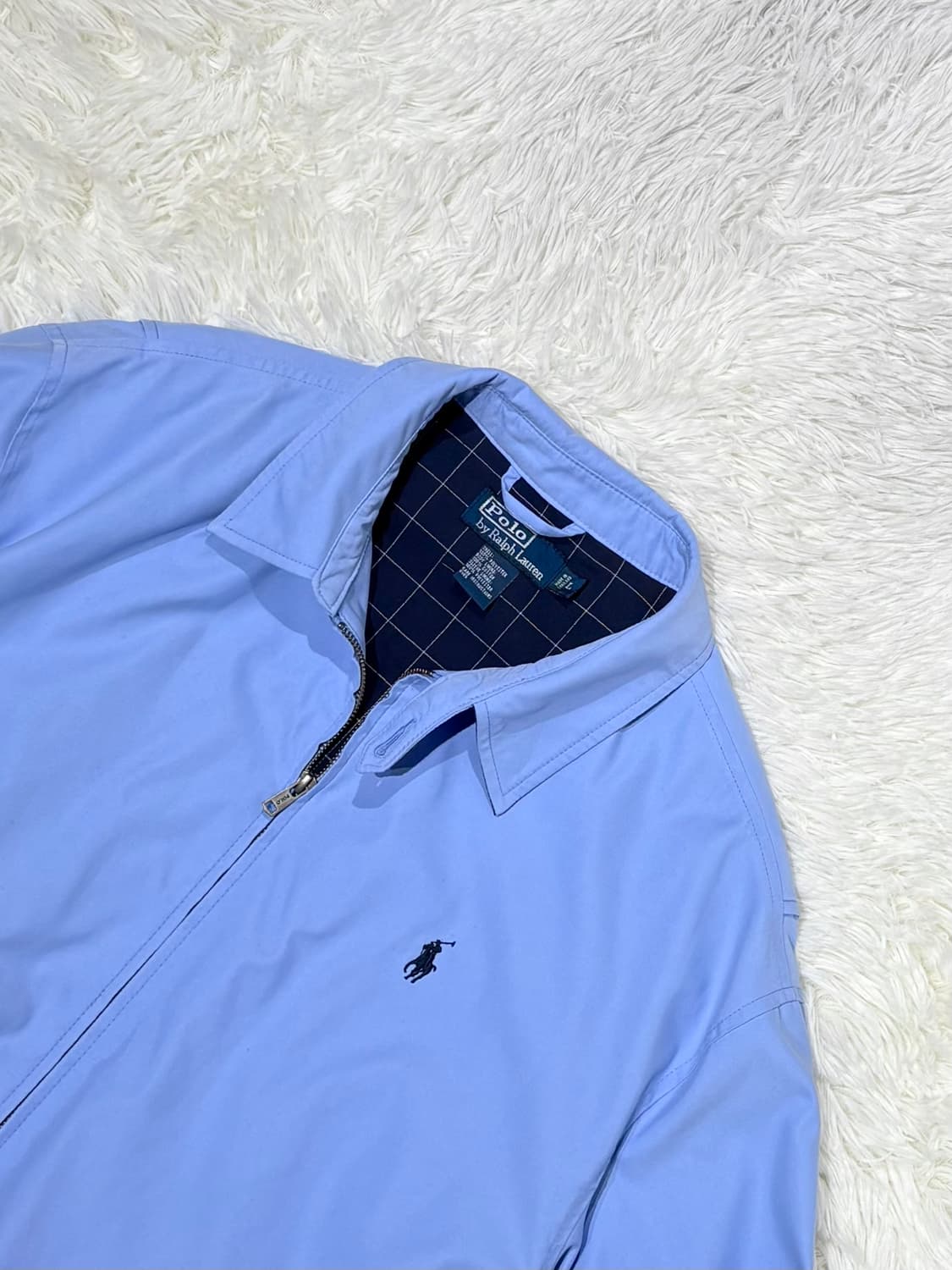 폴로랄프로렌 네이비포니 베이비블루 스윙톱 자켓 상품이미지4