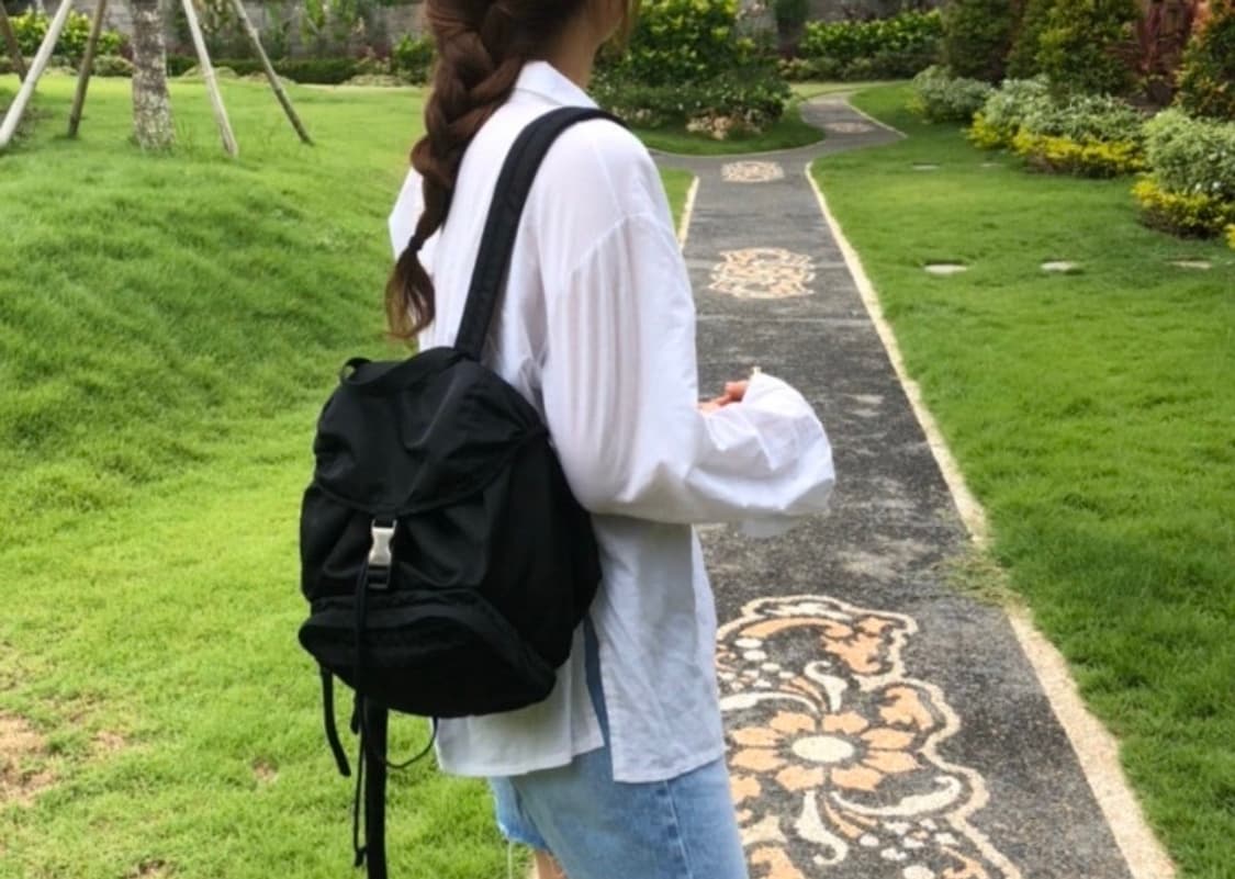 (가격할인) 프라다 포코노 원버클 백팩 판매합니다. 상품이미지10