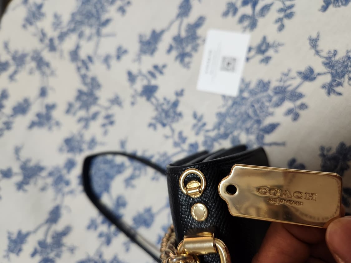 코치 블랙 시그니처 체인 크로스백 상품이미지9