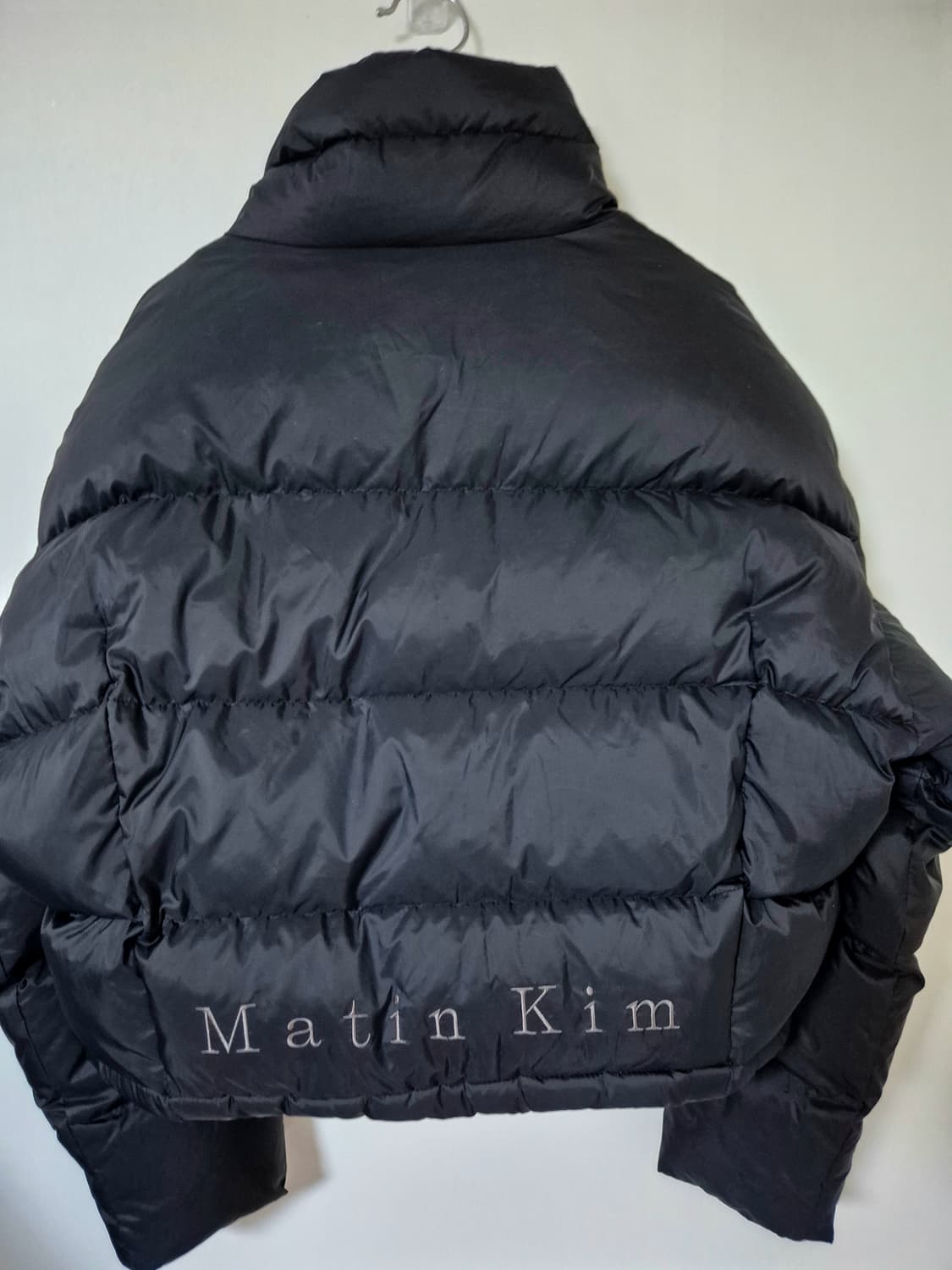 마뗑킴 테이핑 푸퍼 다운점퍼 블랙 S 상품이미지6