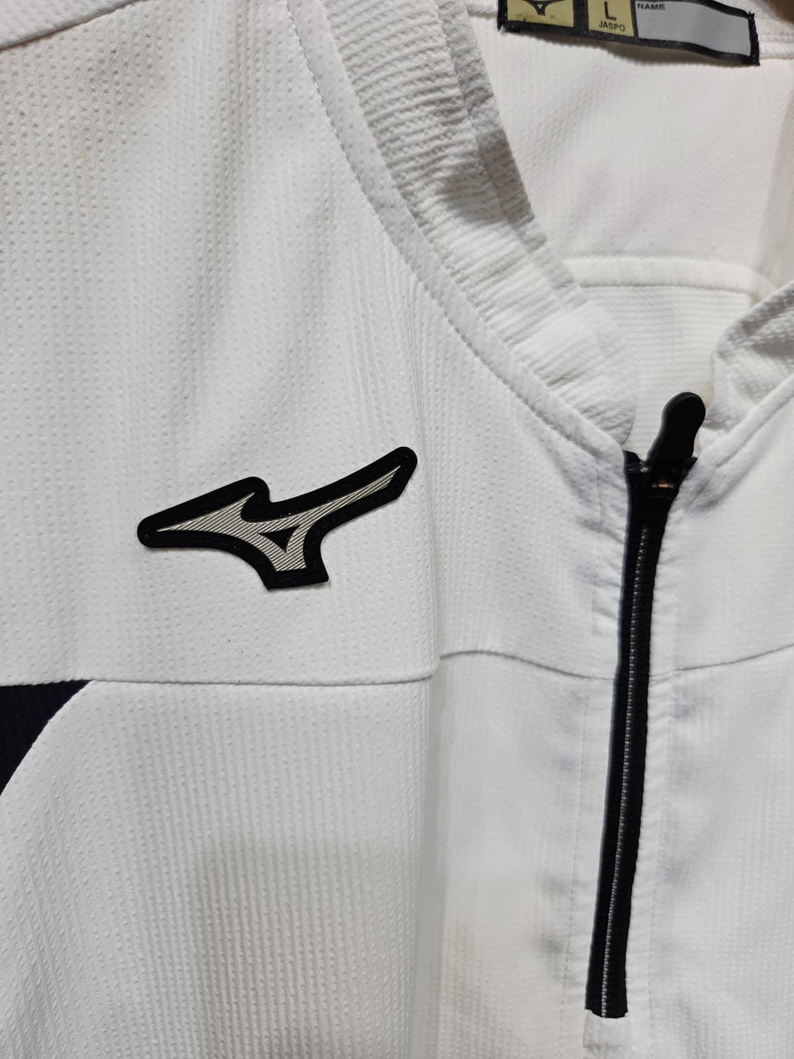 미즈노 Mizuno. 남자 반집업 반팔 바람막이_L 상품이미지6