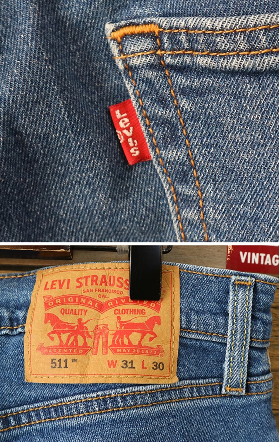 
levis 리바이스 511 슬림핏 데님 30-31 상품이미지6