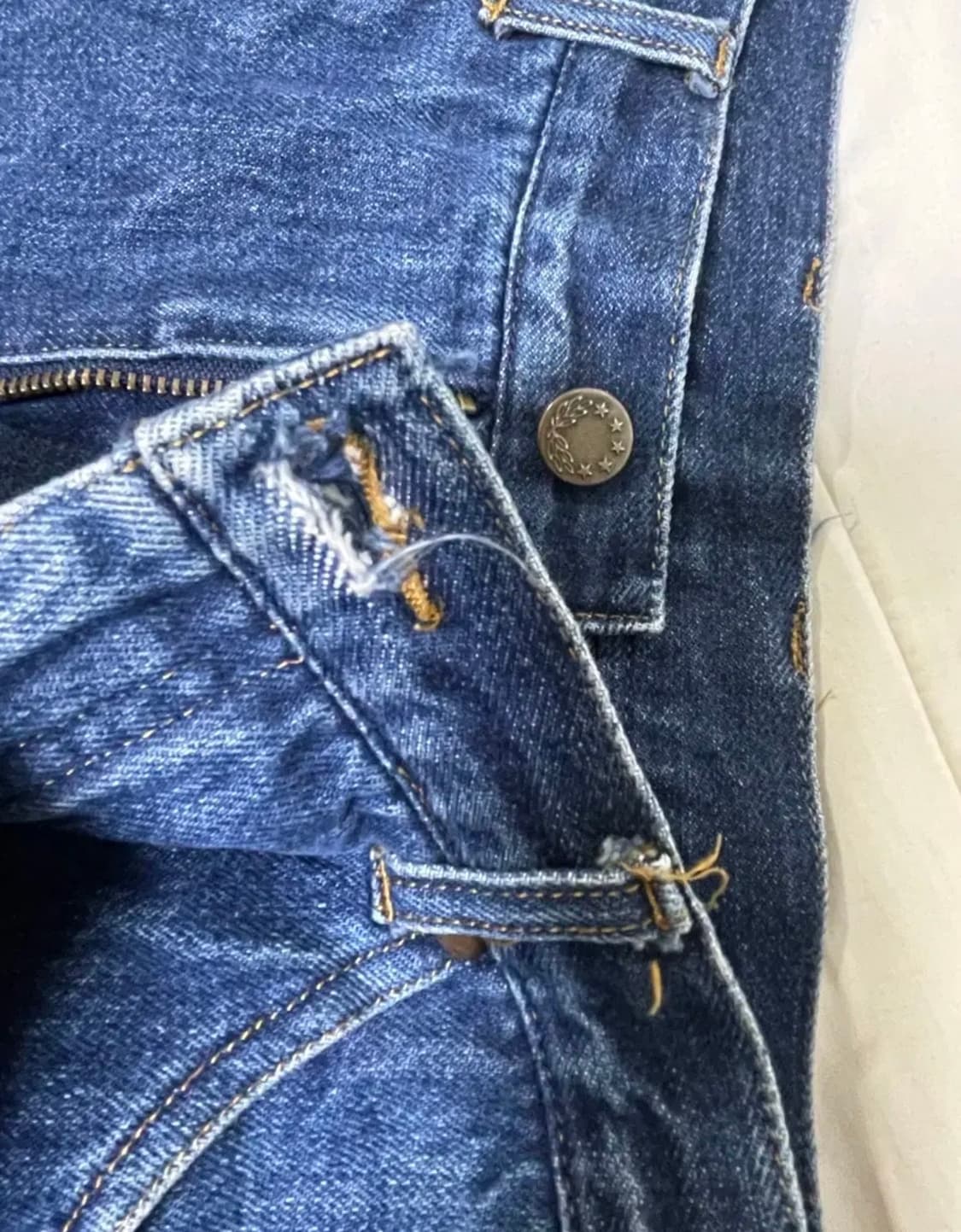 90s 꼼데가르송 옴므 배기 데님 상품이미지5