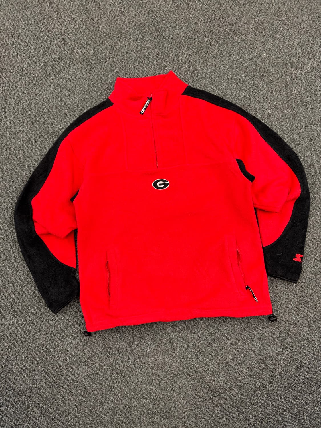 M)스타터 빈티지 배색 아노락 플리스 자켓 상품이미지2