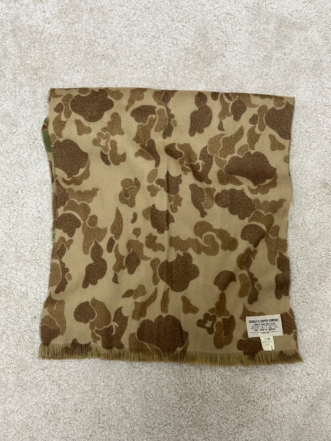 rrl frogskin camo wool scarf 상품이미지1