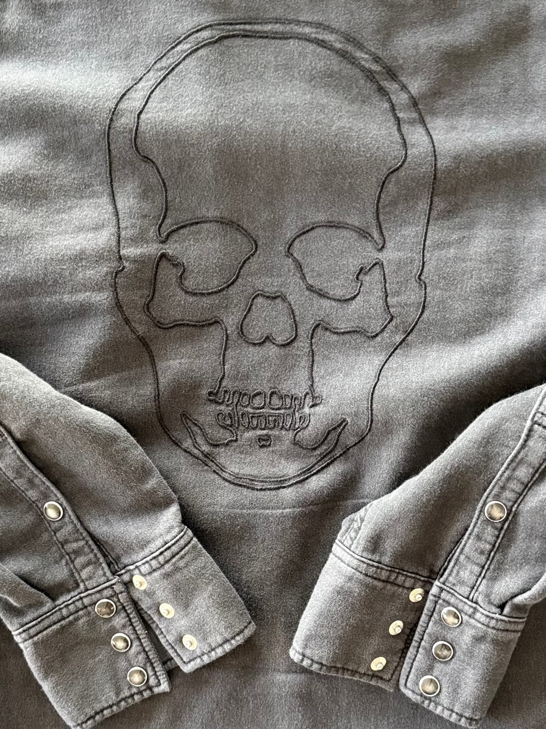 [s]Lucien Pellat-Finet 웨스턴 셔츠 <등:스컬 자수> 상품이미지3