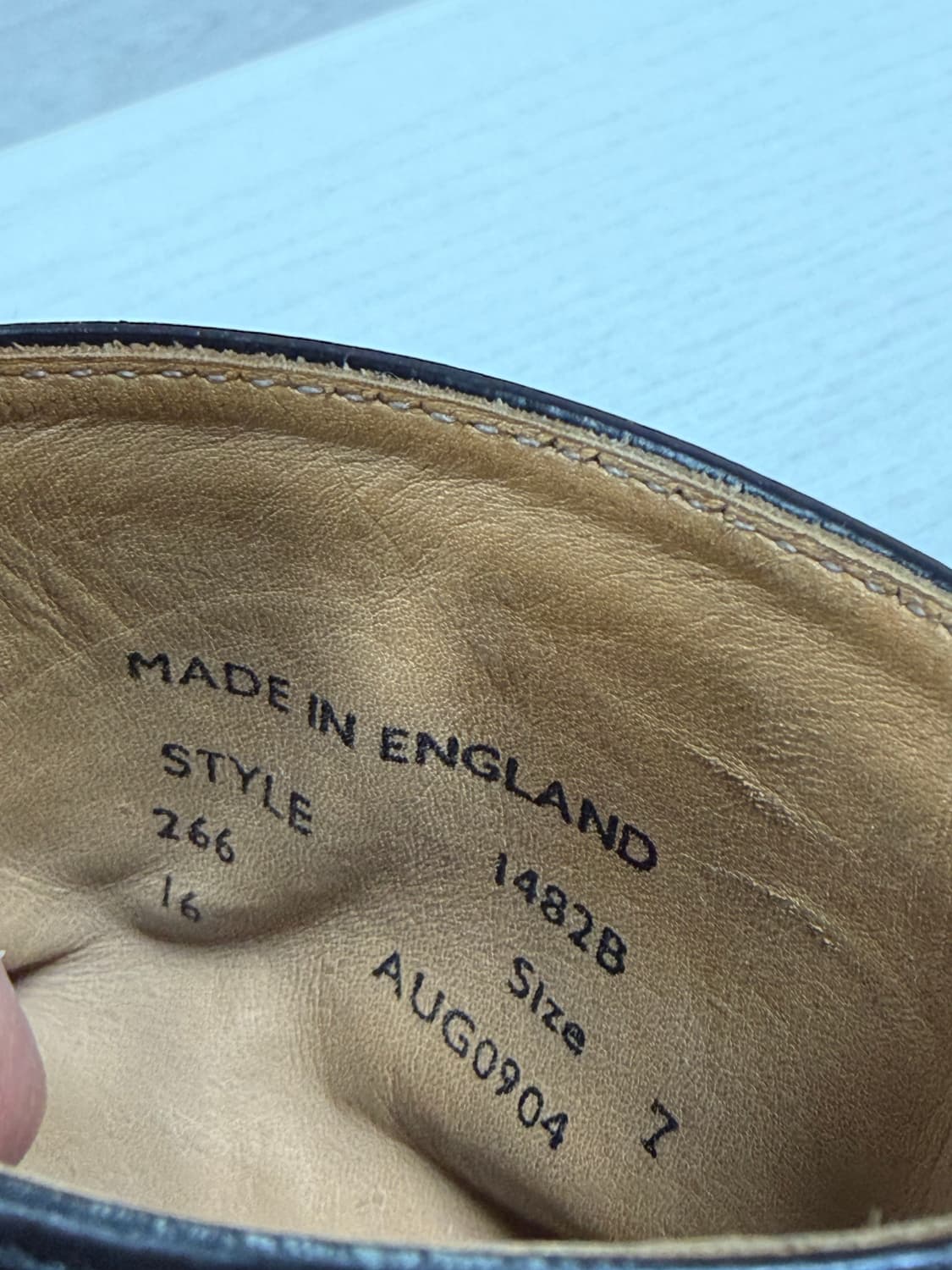 샌더스 밀리터리 캡토부츠 UK7 255~260 상품이미지6