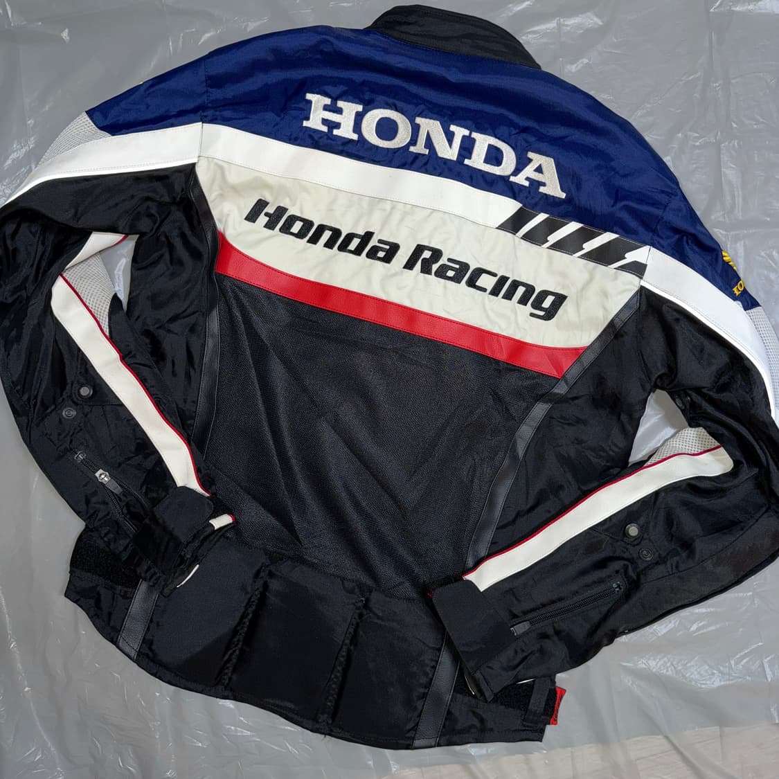 honda racing 혼다 메쉬 레더 레이싱 자켓 상품이미지3