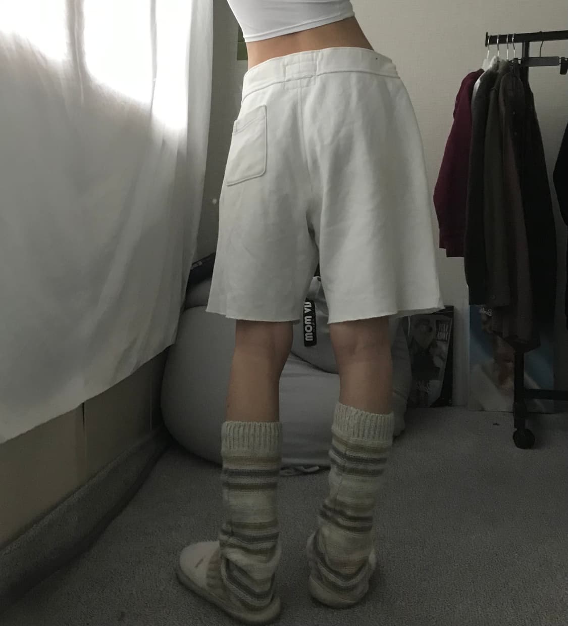 아베크롬비 화이트 하프팬츠 상품이미지5
