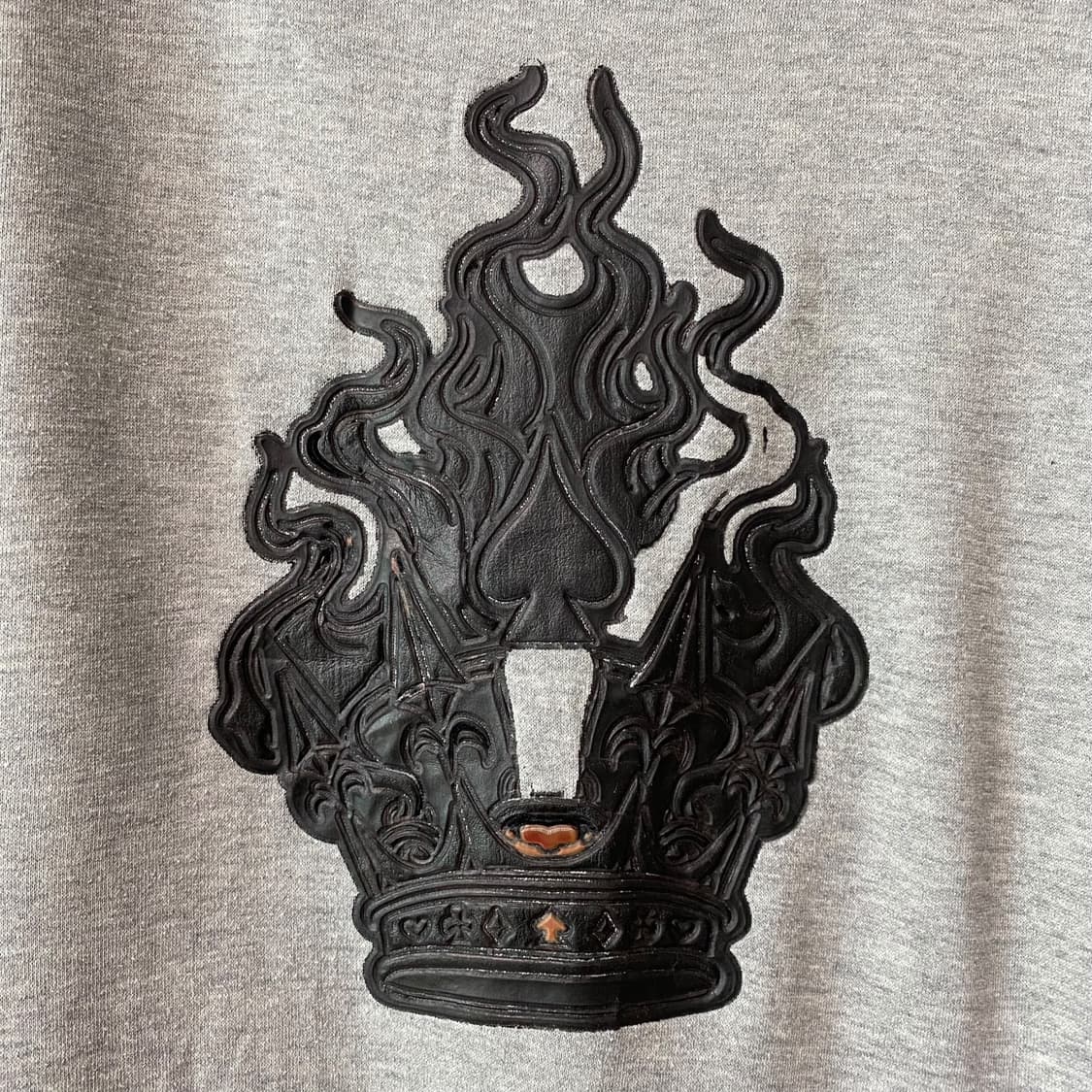 (L)90s Y2K JNCO 징코 크라운 후드티셔츠 상품이미지4