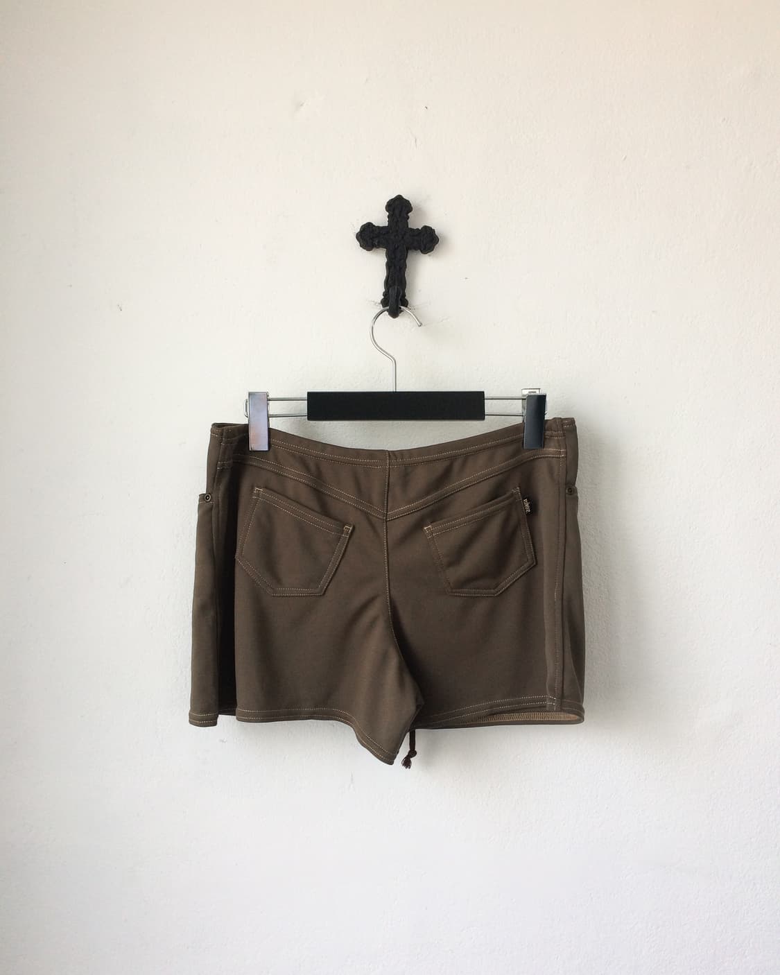 Lace up point short 상품이미지2