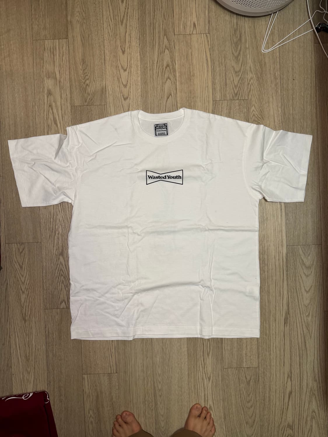 베르디 웨이스티드 유스 티셔츠 화이트 상품이미지1