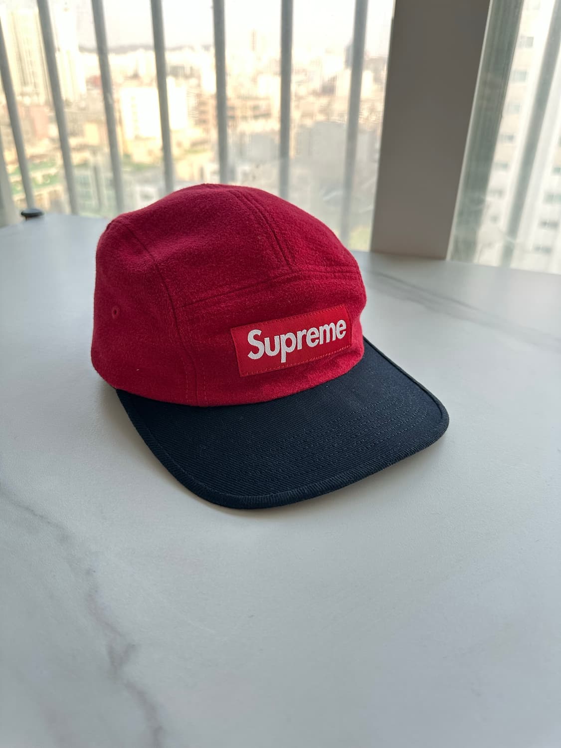 슈프림 투톤 캠프캡 레드 - 23FW 상품이미지4