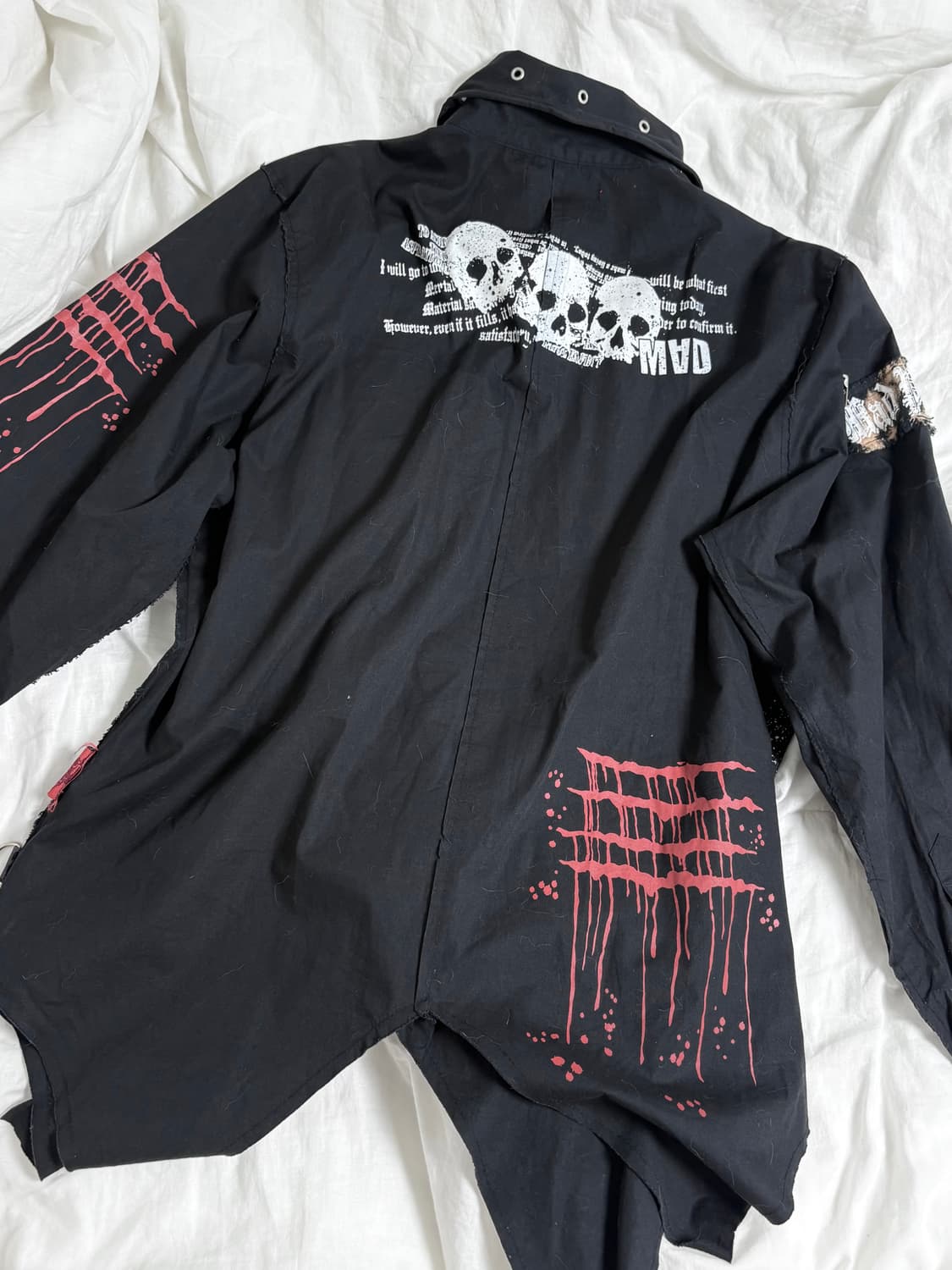 Mad Punks 매드펑크 십자가 체인 프린팅 셔츠 상품이미지4