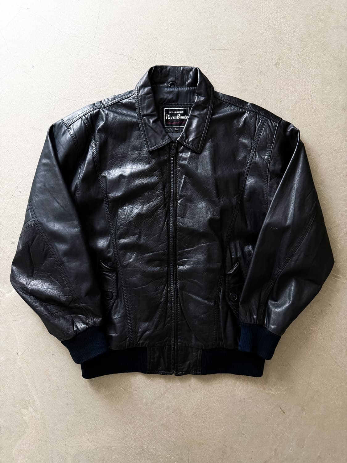 Vintage Pierre Bonee Leather Jacket 상품이미지5